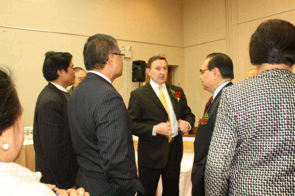 Hon. Mario L. de Leon, Jr. Meets UPF USA President Ricardo de Sena And Other Officers.