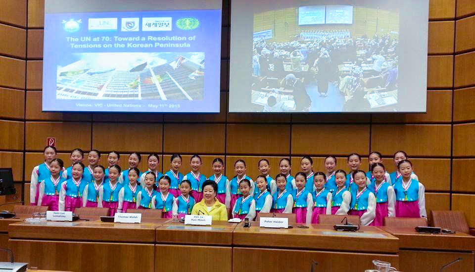 05 11 15Little Angels  Dr. Moon At The UN   Vienna